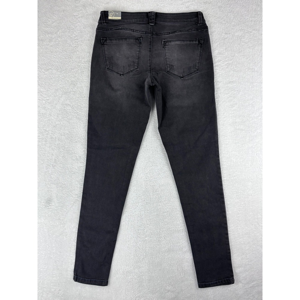 Wit &‎ Wisdom Ab'solution Jeans Slimming Panels Black Wash Size 4 NWT - Picture 10 of 14